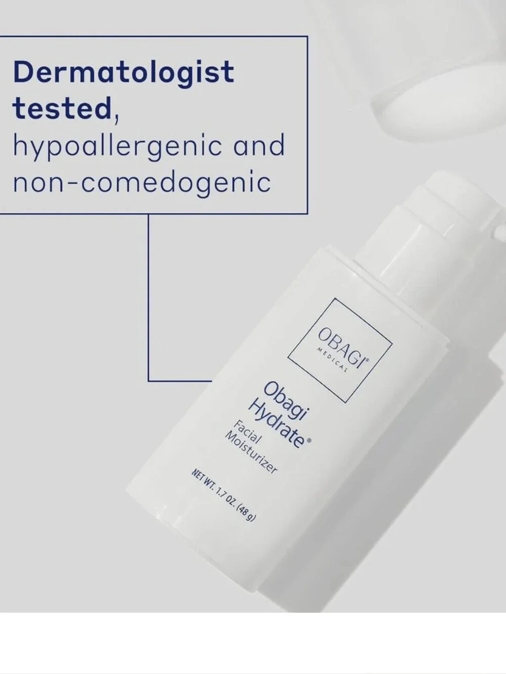 Obagi Hydrate Facial Moisturizer, 1.7 Oz, NIB
